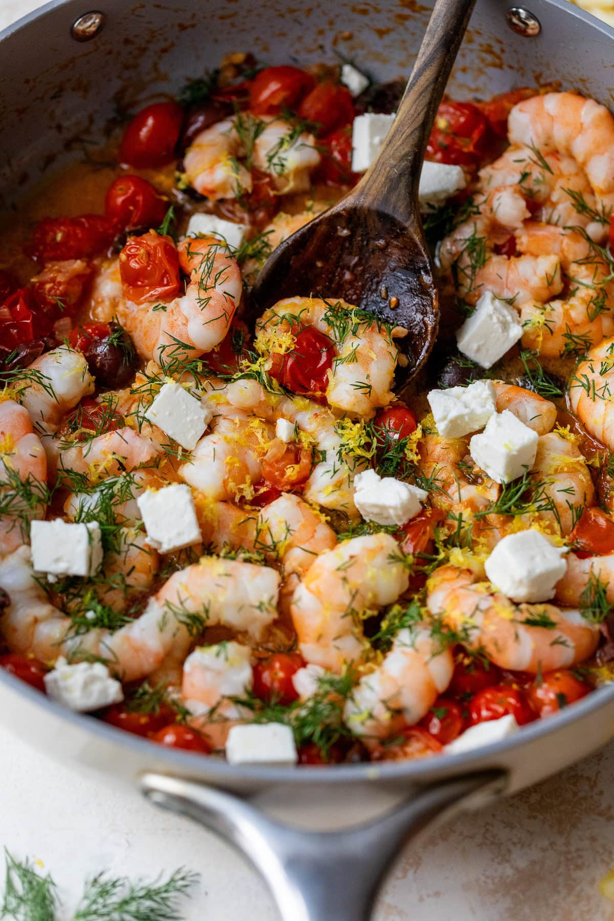 Shrimp Saganaki