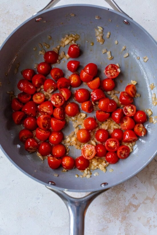 tomatoes and lemon zest