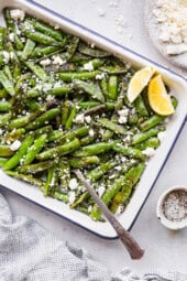 Charred Sugar Snap Peas