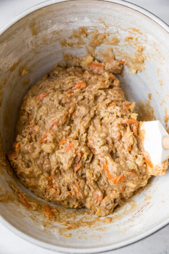 Carrot Cake Muffin batter