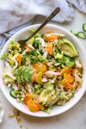 Asian Chicken Salad with Chili Crisp Dressing