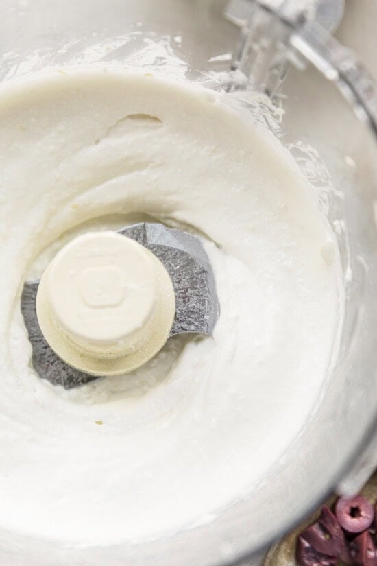 Whip the cottage cheese.