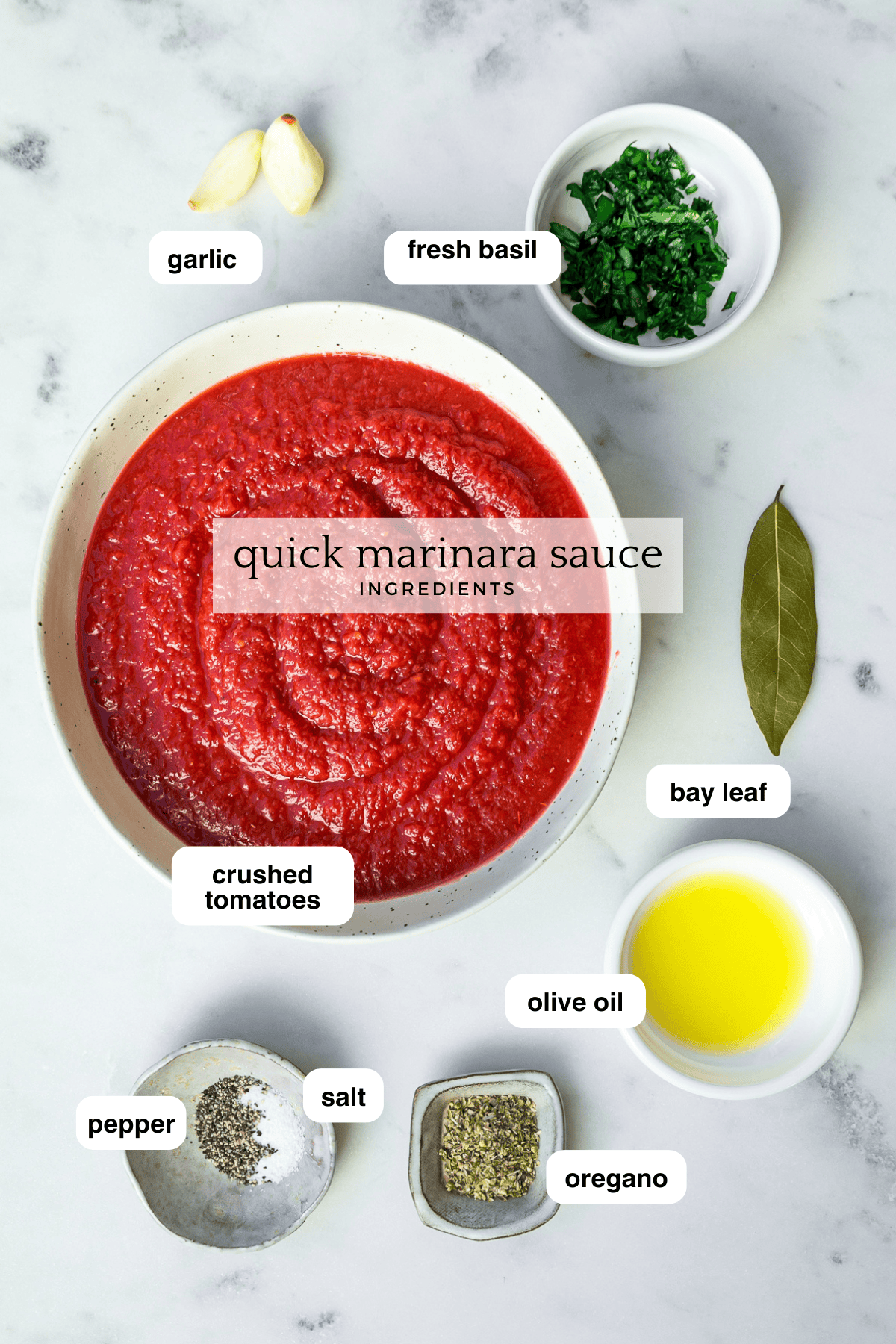 Marinara Sauce ingredients