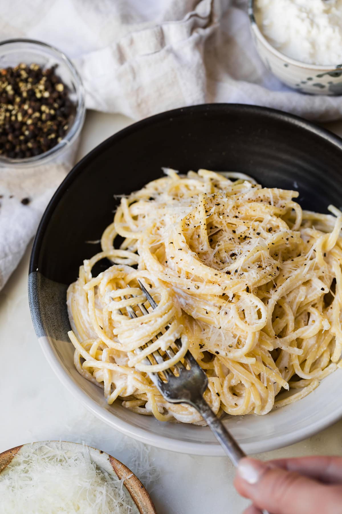 Creamy Cacio e Pepe