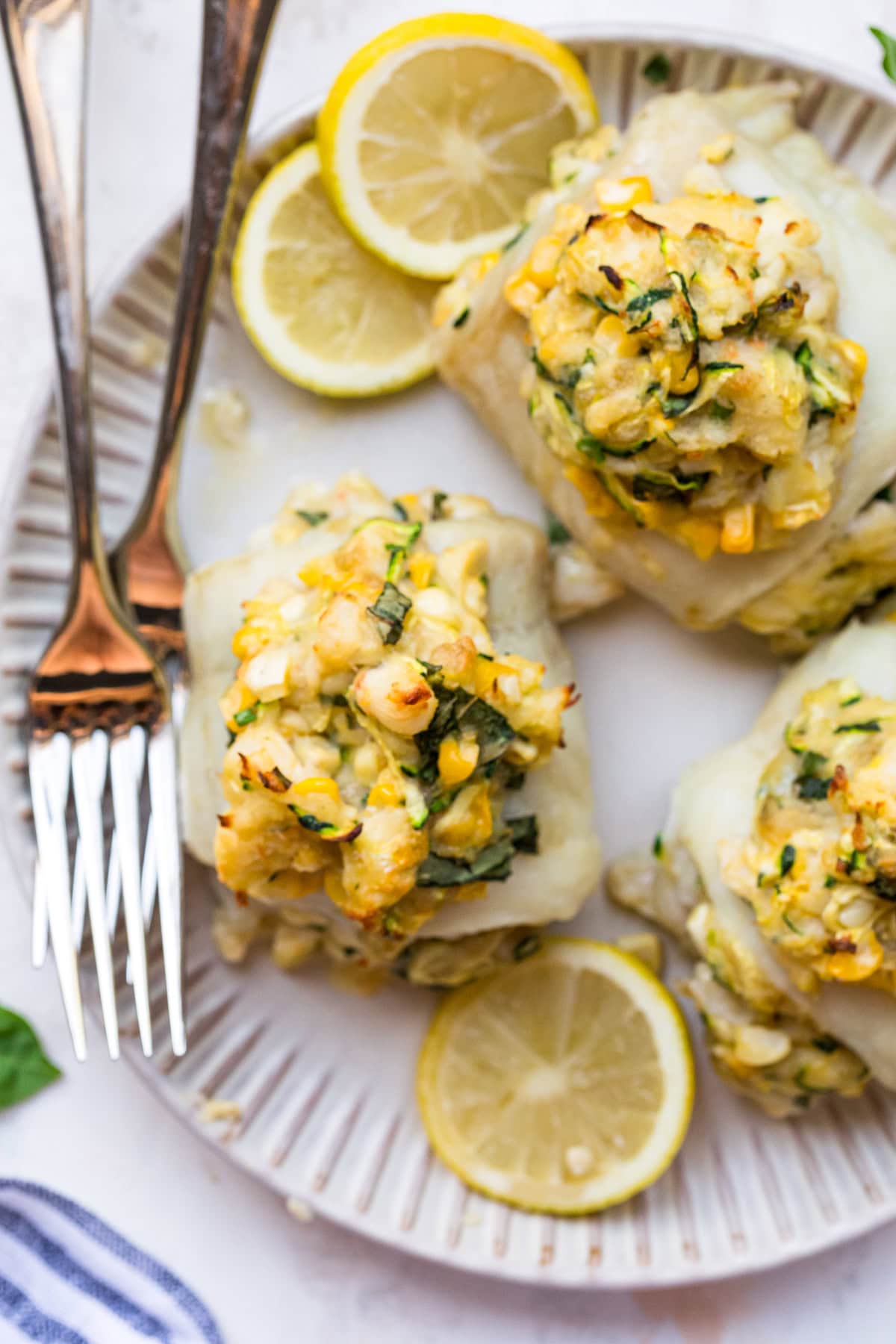 Crab Stuffed Flounder