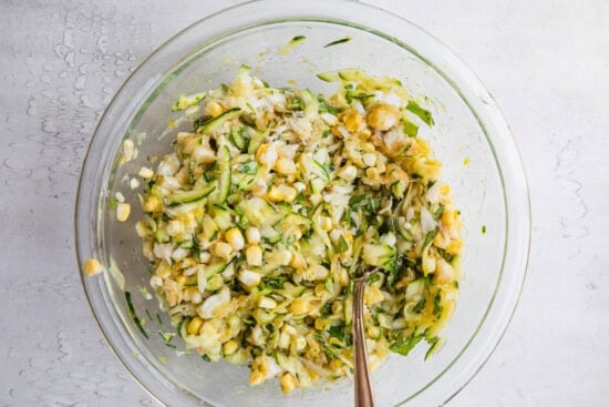 Crab and corn stuffing