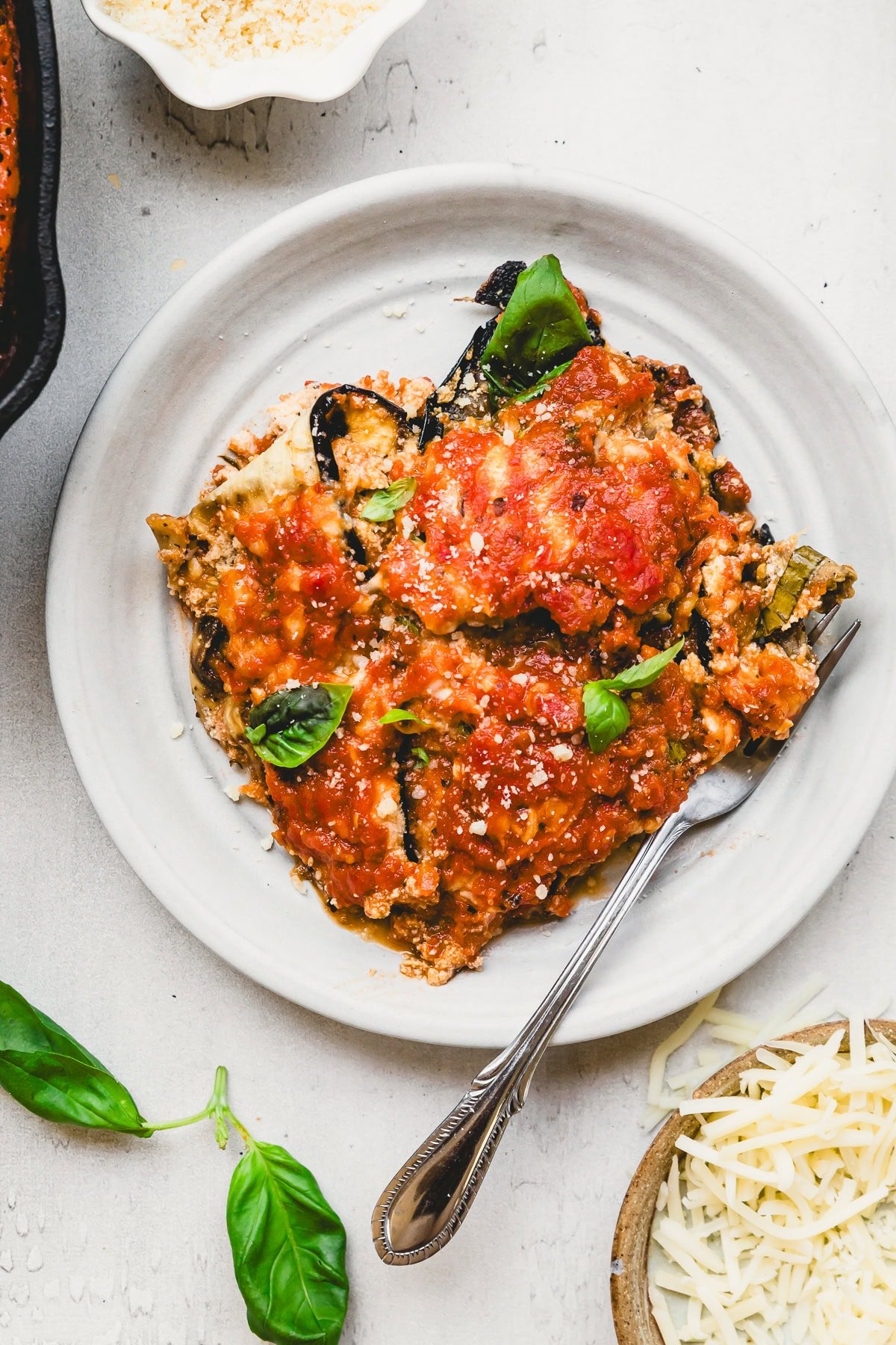Grilled Eggplant Parmesan
