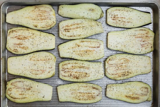 Season with salt and pepper