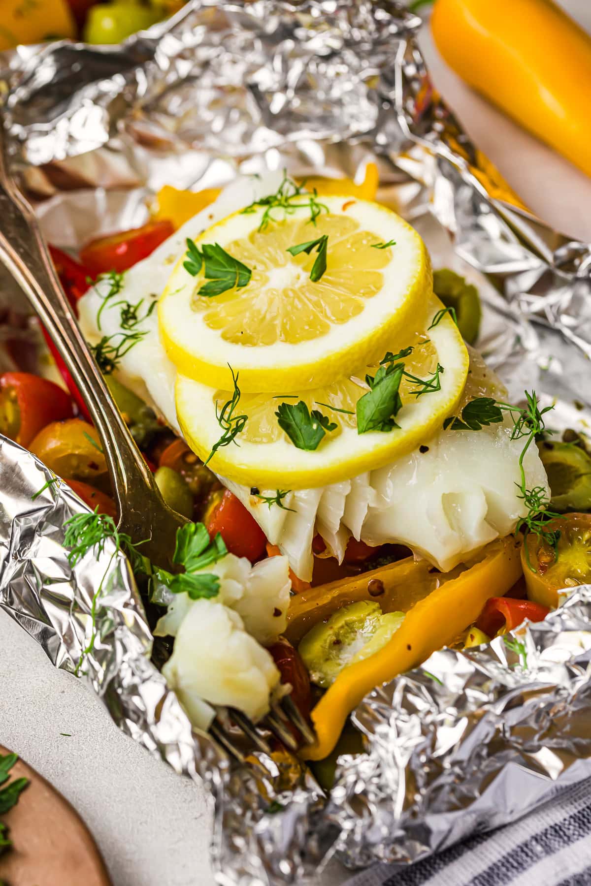 Mediterranean Fish Foil Packet