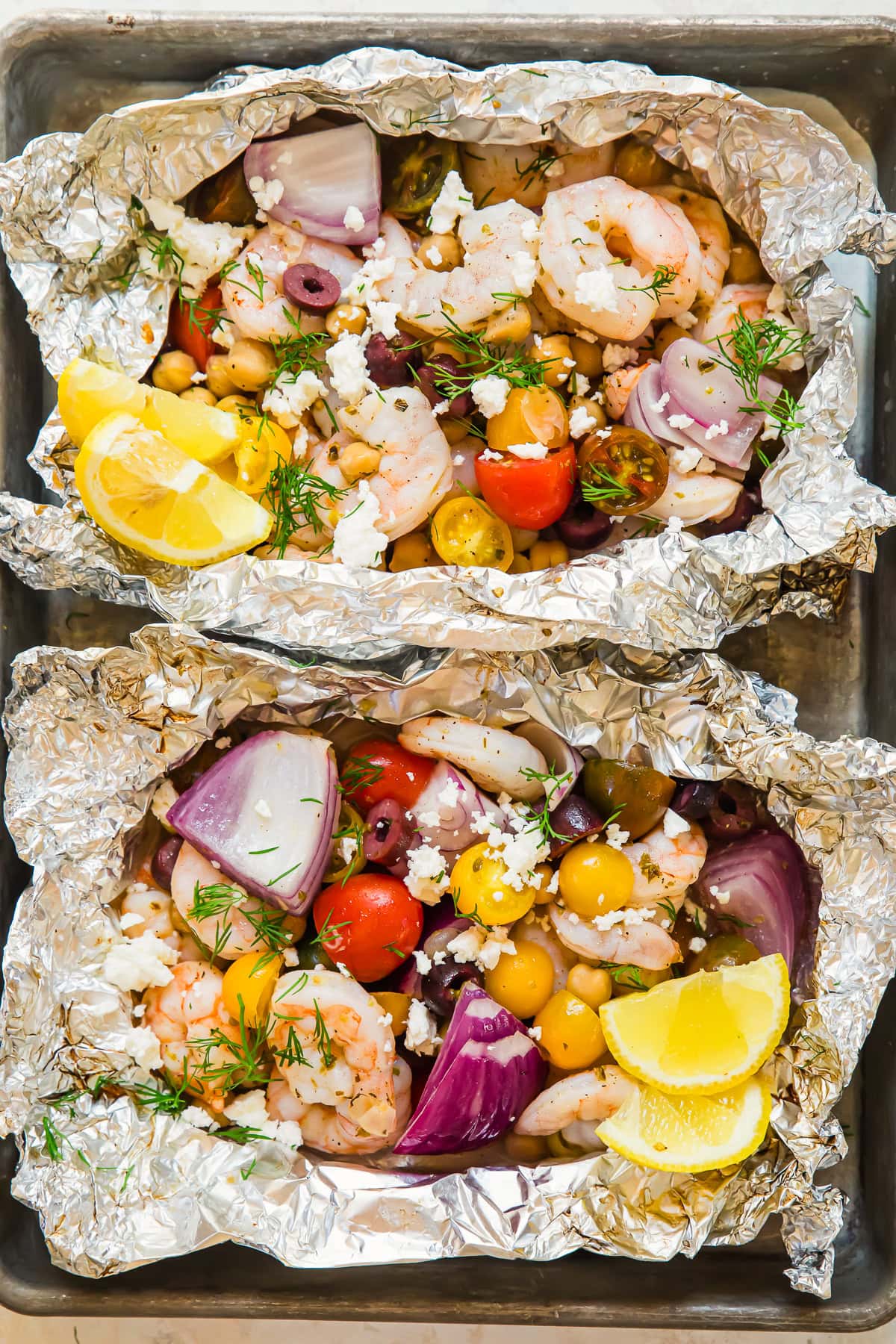 shrimp foil packets