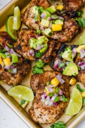 Grilled Jerk Chicken Thighs