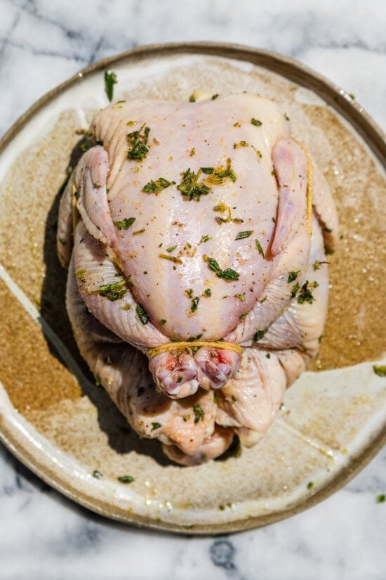 season the cornish hen