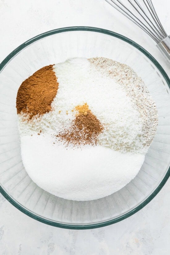 Combine the dry ingredients in a bowl