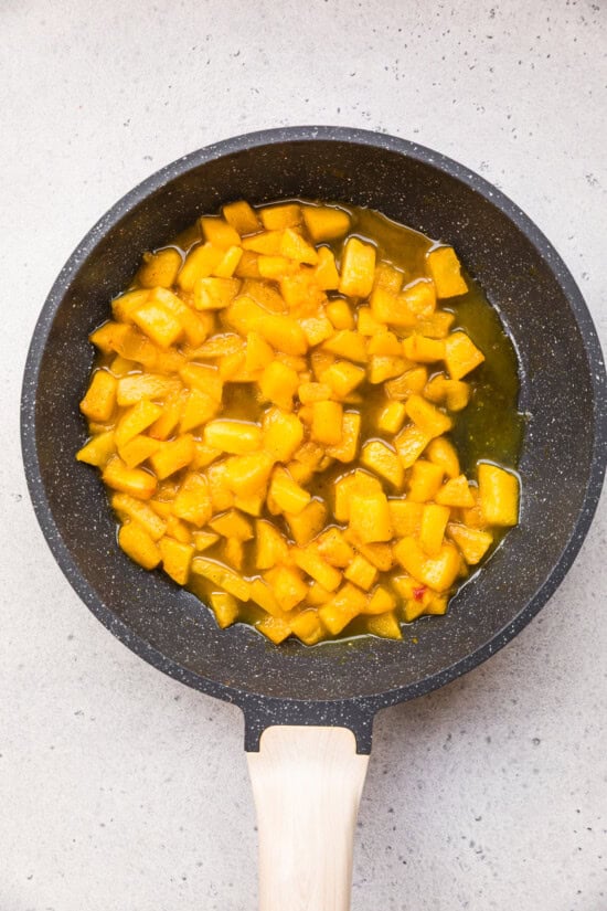 Peach Crisp Yogurt Bowl