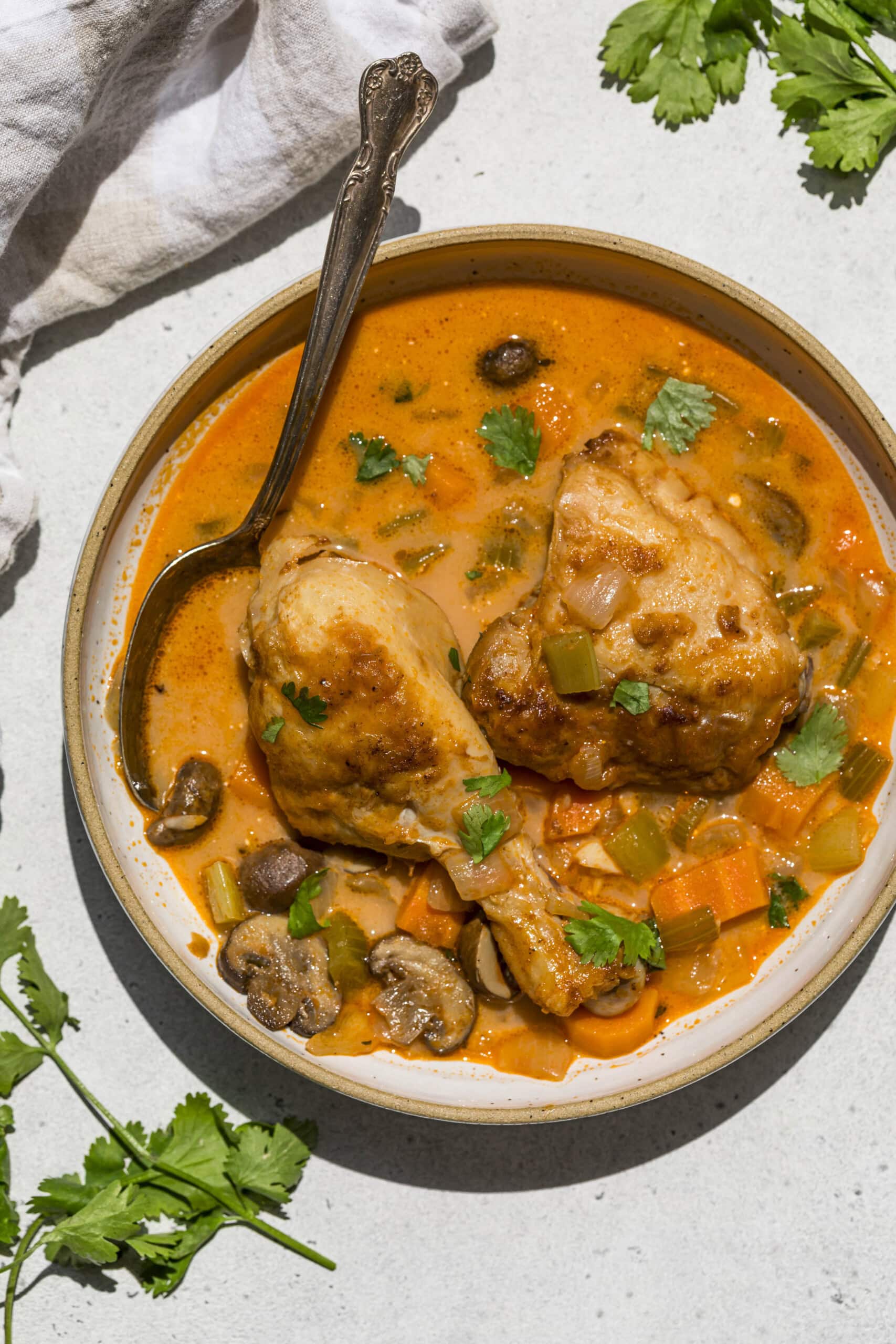 Chicken Stew with Mushrooms