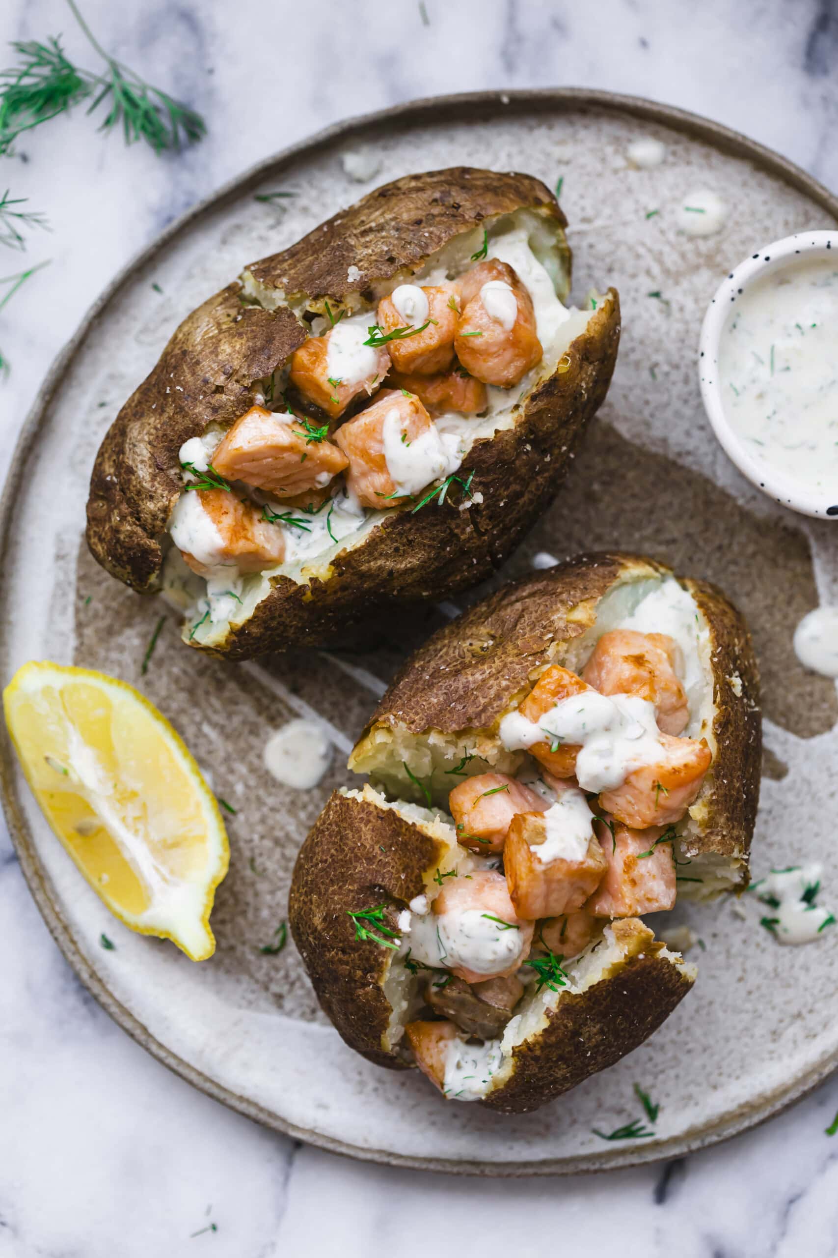 Salmon Baked Potato