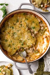 Turkey Pot Pie Gratin