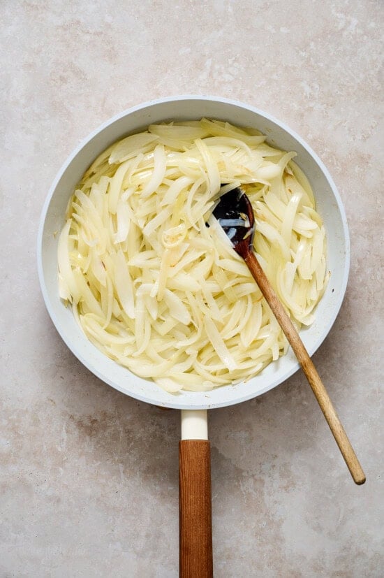 Start by making caramelized onions