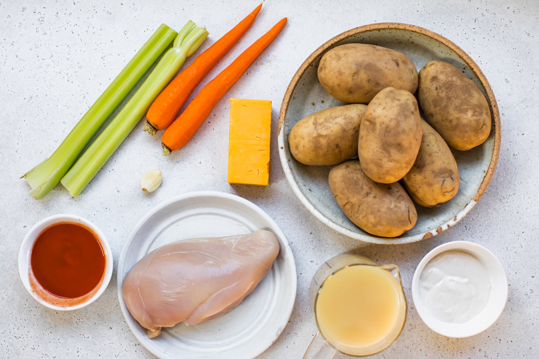 Buffalo Chicken Potato Skins ingredients