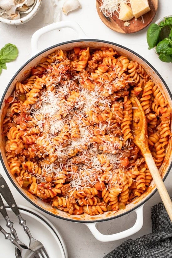 One Pot Turkey Pasta