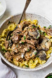 Slow Cooker Beef Stroganoff