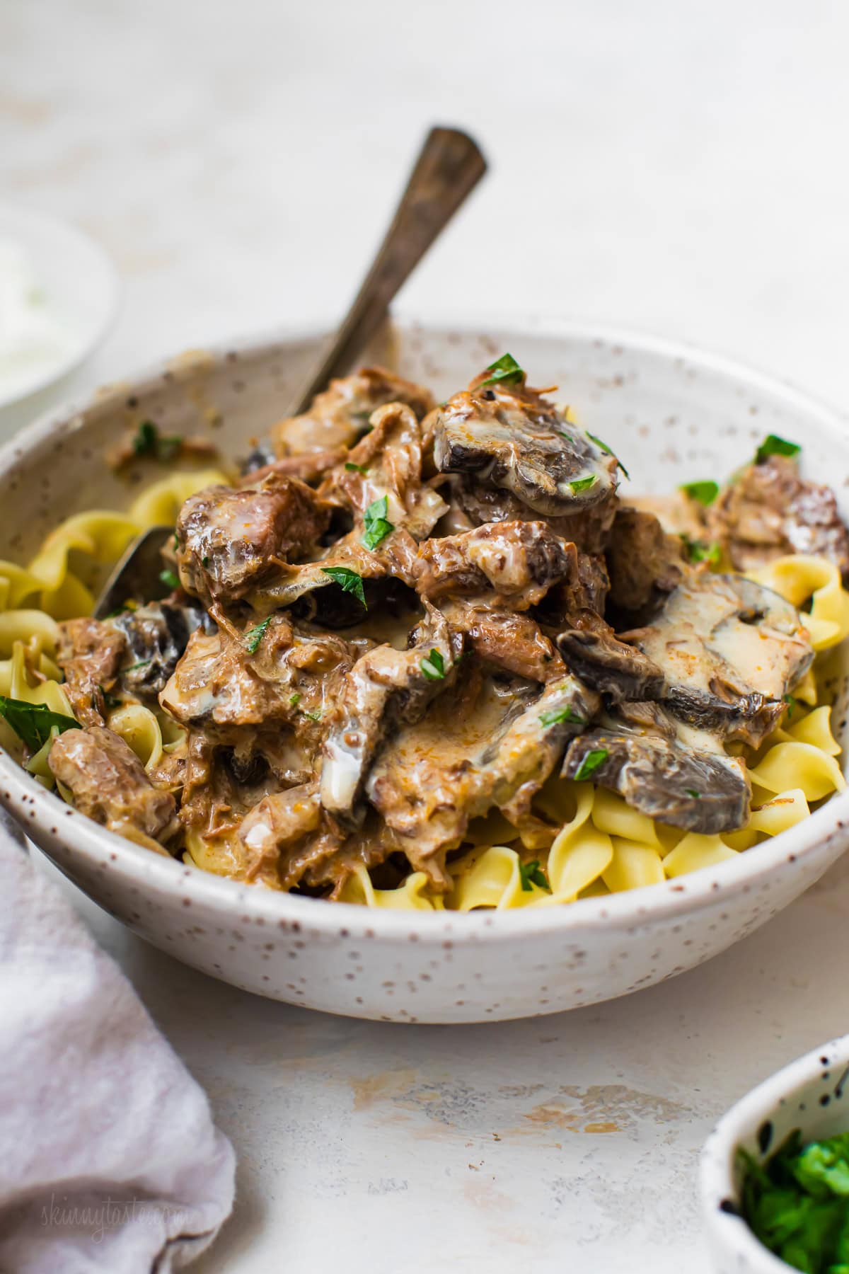 Slow Cooker Beef Stroganoff
