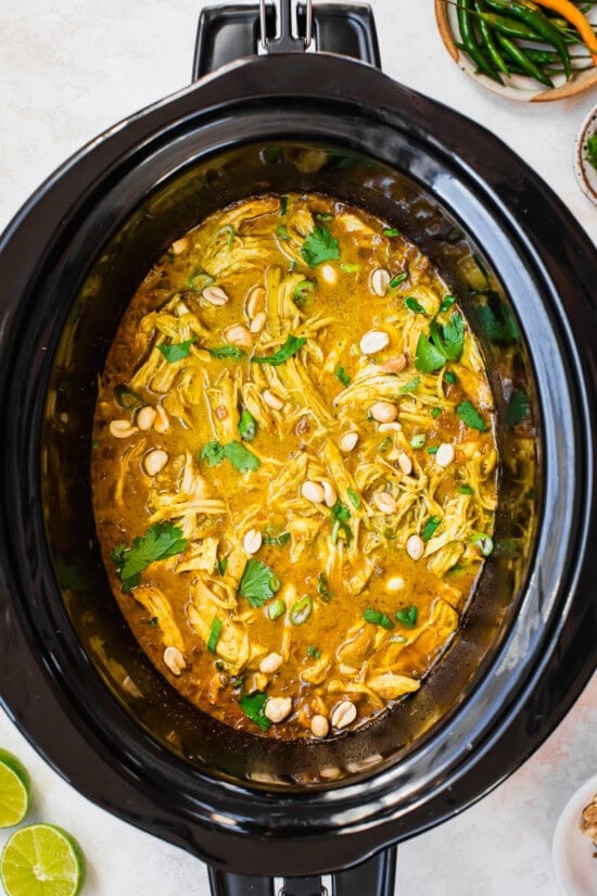 Slow Cooker Peanut Chicken