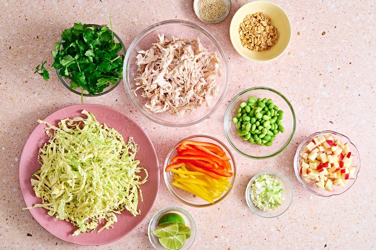 Thai Chicken Salad ingredients