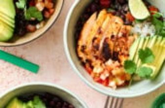 Chicken Taco Bowls (High-Protein, High-Fiber)
