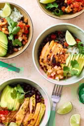 Chicken Taco Bowls