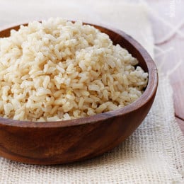 Want to know how to cook perfect brown rice every time? This foolproof method will give you perfect rice that is never sticky.