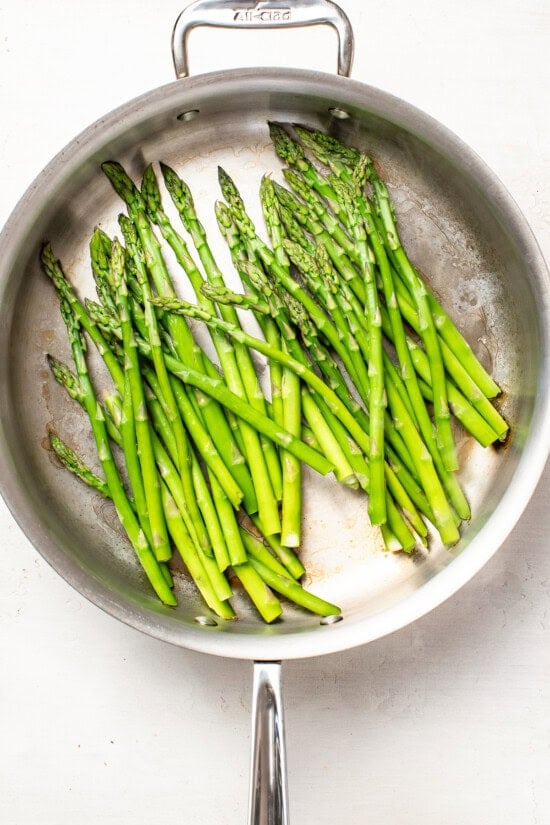 Steam asparagus