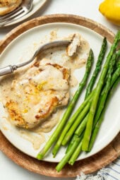 Creamy Lemon Chicken with Asparagus (Easy One-Skillet Dinner)