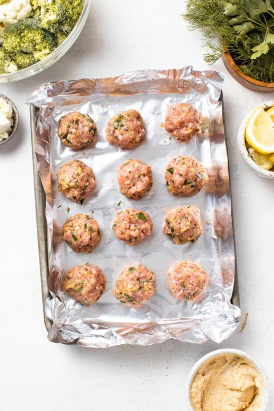 bake meatballs