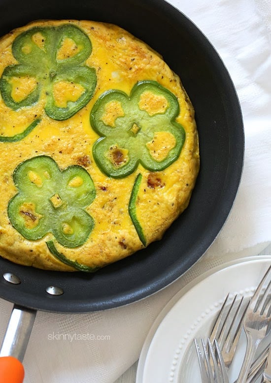 Lucky Bell Pepper and Potato Frittata