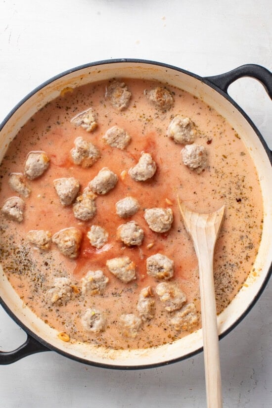 Add all ingredients to the pan