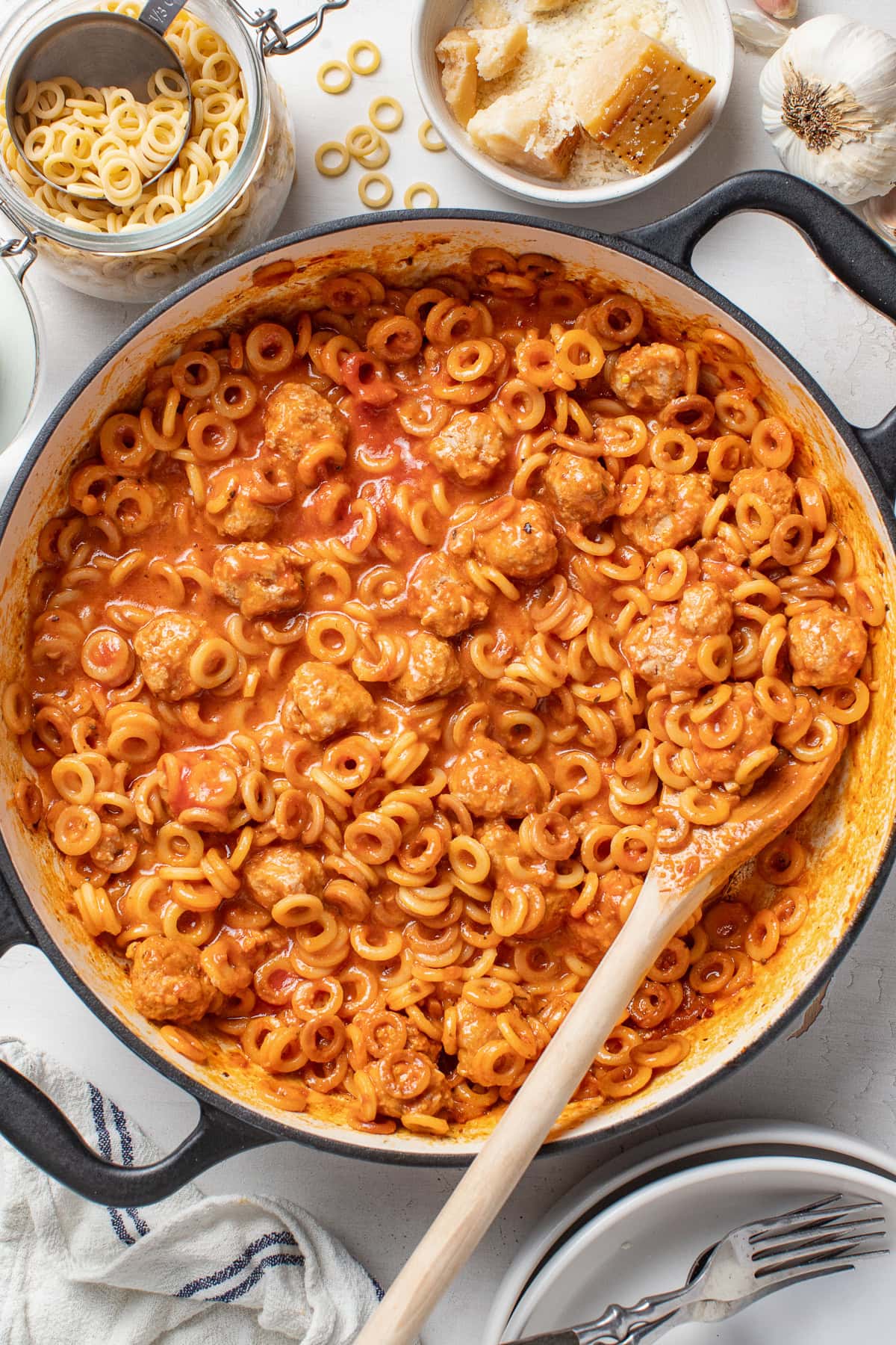 Spaghettios and Meatballs