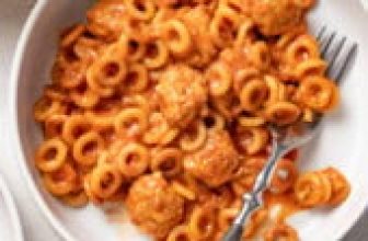 Spaghetti Os and Meatballs (One-Pan Homemade Recipe)