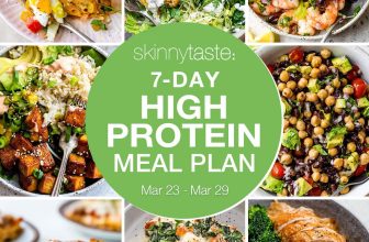 7 Day High Protein Diet Meal Plan