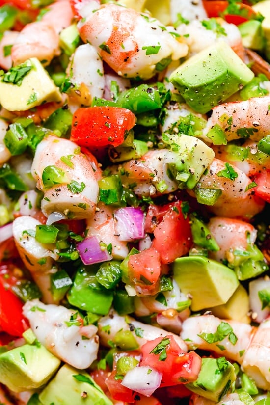 Zesty Lime Shrimp and Avocado Salad