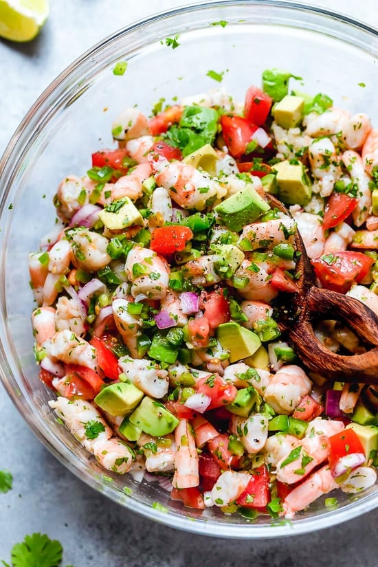 Zesty Lime Shrimp and Avocado Salad