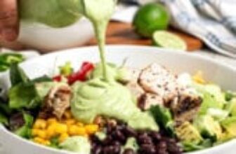 Zesty Avocado Cilantro Lime Dressing