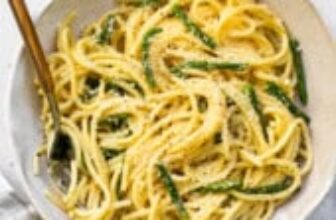 Pasta with Asparagus Recipe (Easy Creamy Spring Pasta)