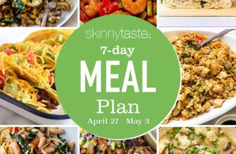 Free 7 Day Healthy Meal Plan (April 27-May 3)