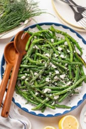 Grilled Green Bean Salad
