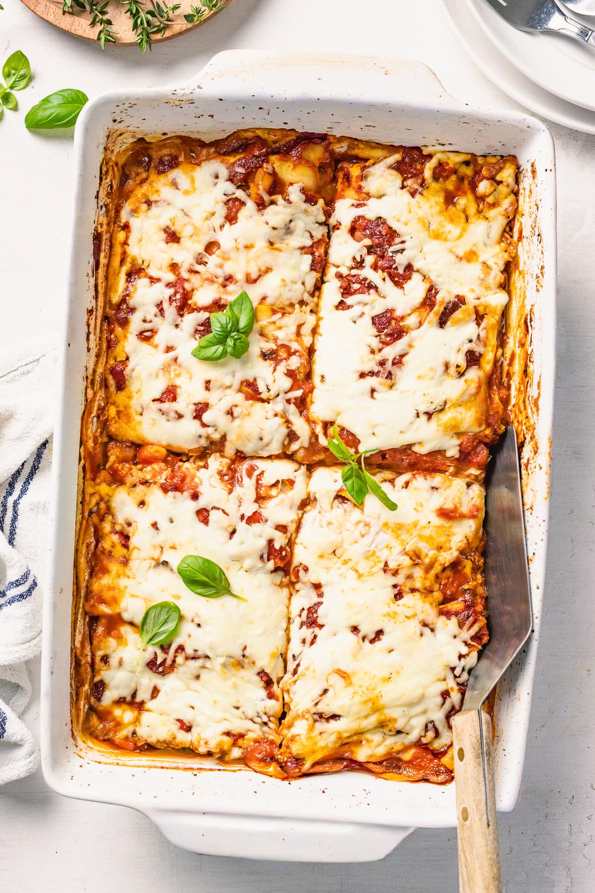 Noodle-Less Ratatouille Lasagna