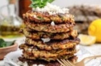 Zucchini Fritters With Feta and Mint