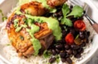 Peruvian Roasted Chicken With Aji Verde Sauce