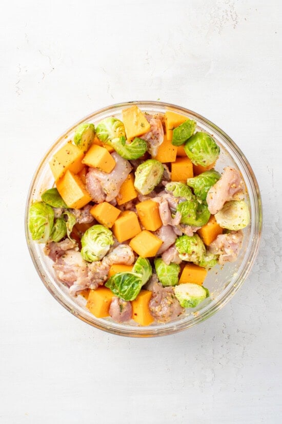 toss everything in a bowl