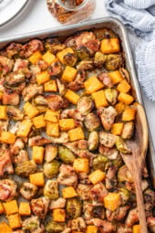 Maple Dijon Sheet Pan Chicken with Fall Vegetables